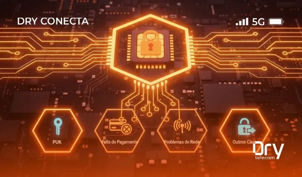 Chip Bloqueado? Guia Completo para Desbloquear seu SIM (PUK, Falta de Pagamento e Mais)