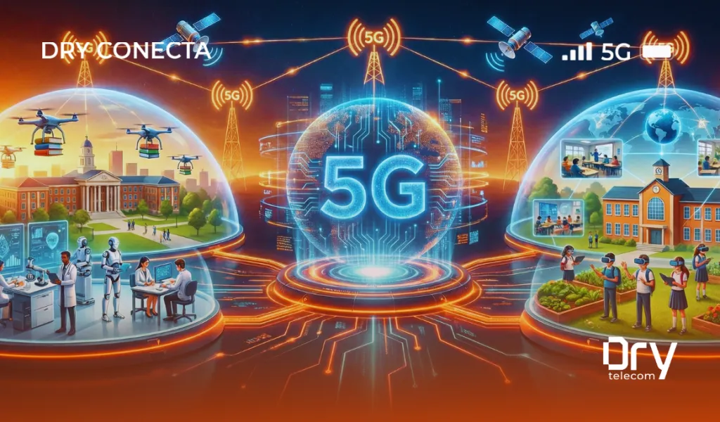 Educação 5G: Como a Tecnologia Está Mudando Escolas e Universidades Além da Sala de Aula