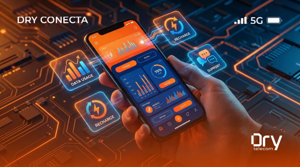 O App da Dry Telecom: Sua Conexão na Palma da Mão