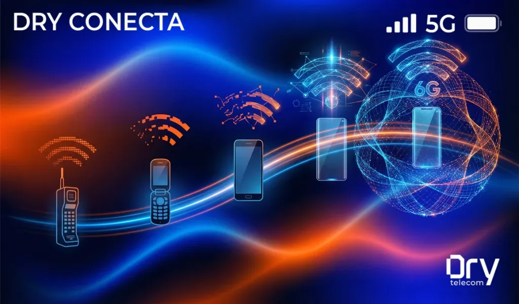 A Evolução do Sinal: Do 1G ao 5G e O Que Vem por Aí com o 6G
