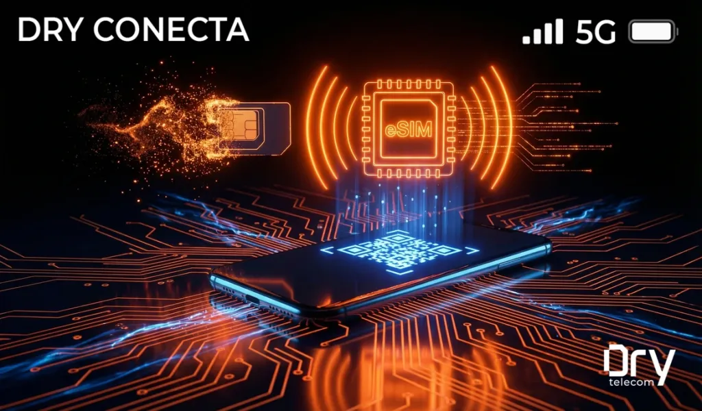 eSIM na Dry Telecom: Como Ativar e Por Que É o Futuro do Chip