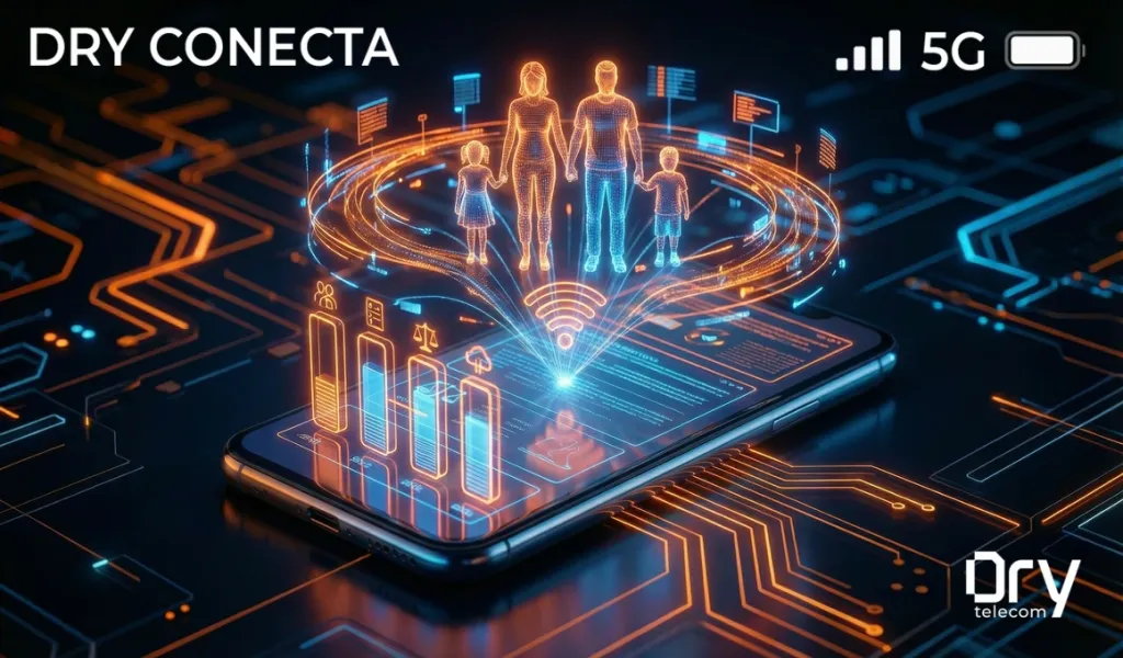 Planos Dry Telecom para Família: Como Economizar com Internet Compartilhada