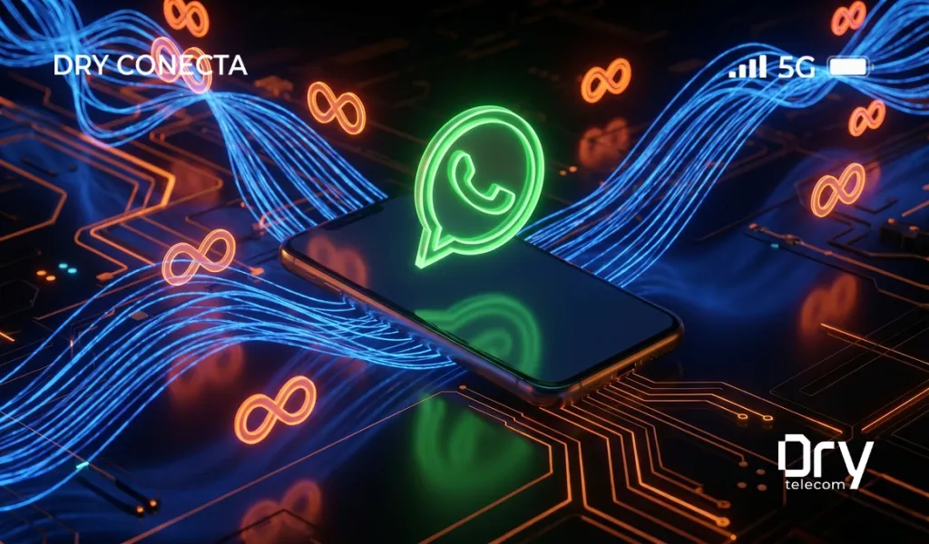 WhatsApp Ilimitado: Por Que a Dry Telecom Oferece em Todos os Planos