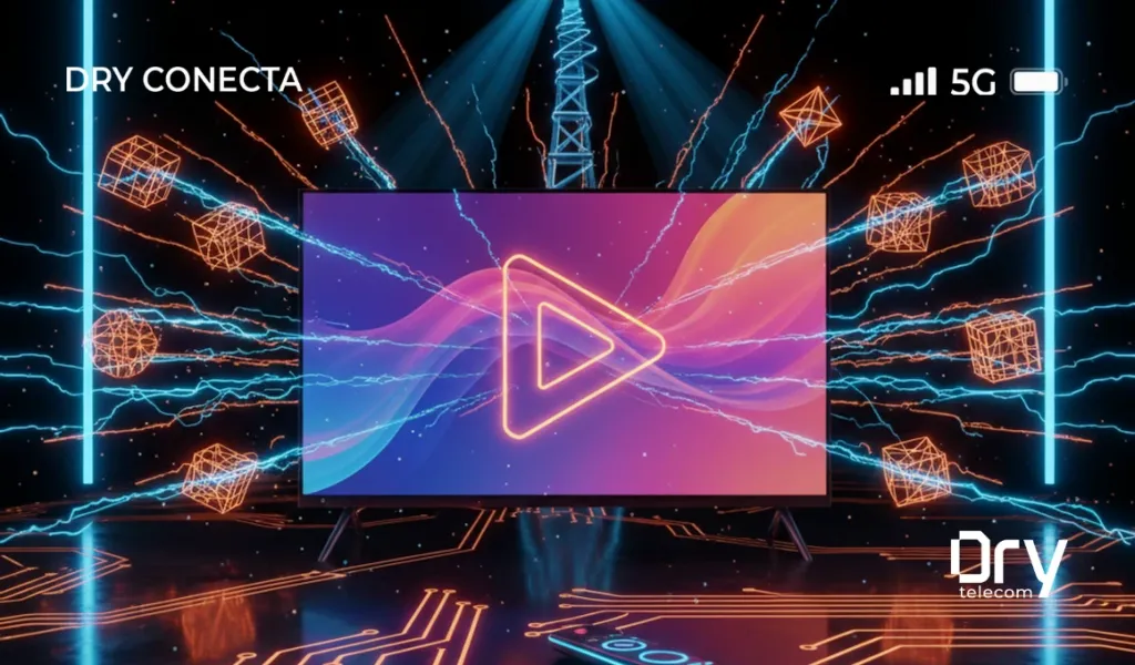 Streaming de Alta Qualidade: Como o 5G Transforma Filmes e Séries na Sua Tela!