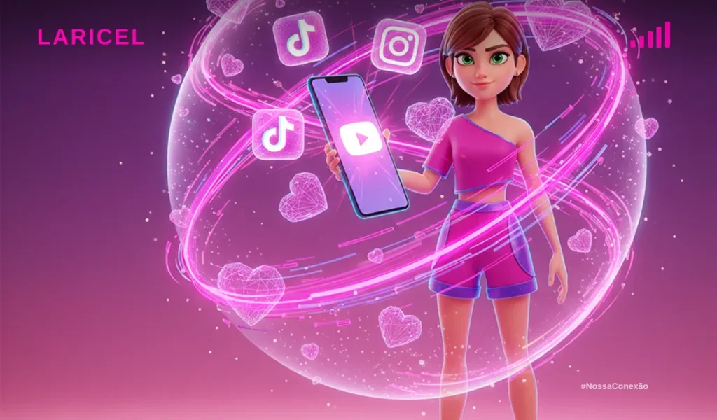 LariCel: TikTok, Instagram e YouTube Sem Gastar Seus Dados? Descubra Como!