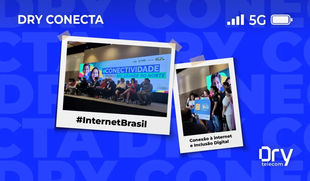 Dry marca presença na cerimônia do Programa Internet Brasil!