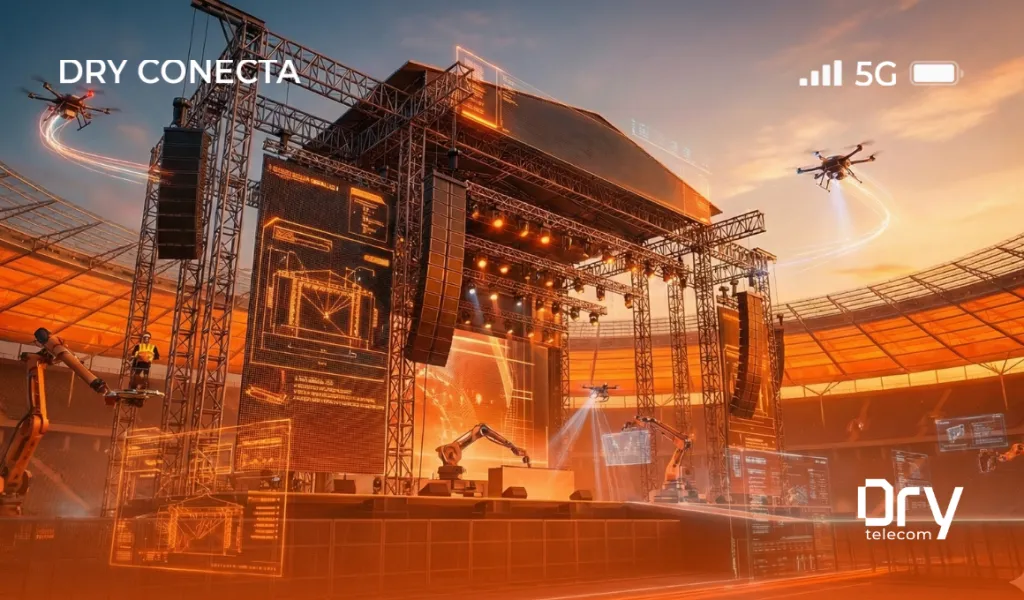 A Engenharia de Palco por Trás da Montagem de Shows em Estádios