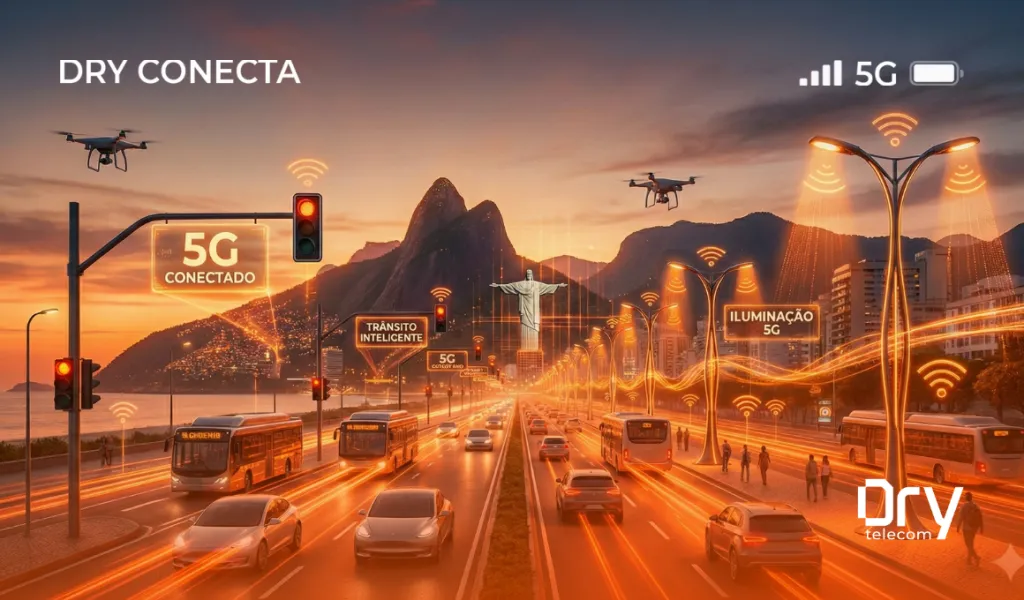 Cidades Inteligentes no Brasil: Como a Tecnologia 5G Está Começando a Mudar o Trânsito e a Iluminação Urbana
