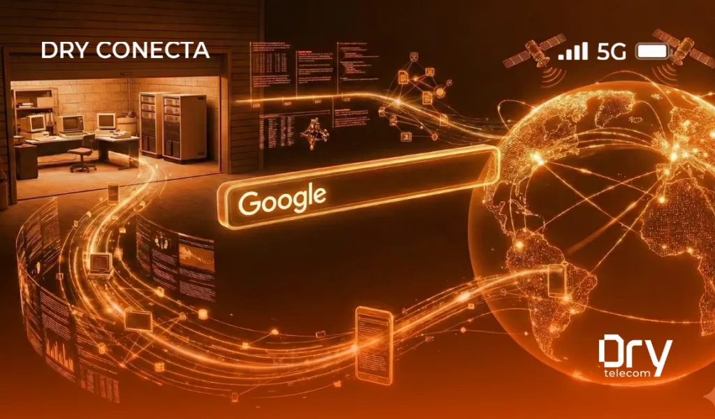 De uma Garagem ao Verbo: A História da Primeira Busca e Como o Google Mudou o Mundo