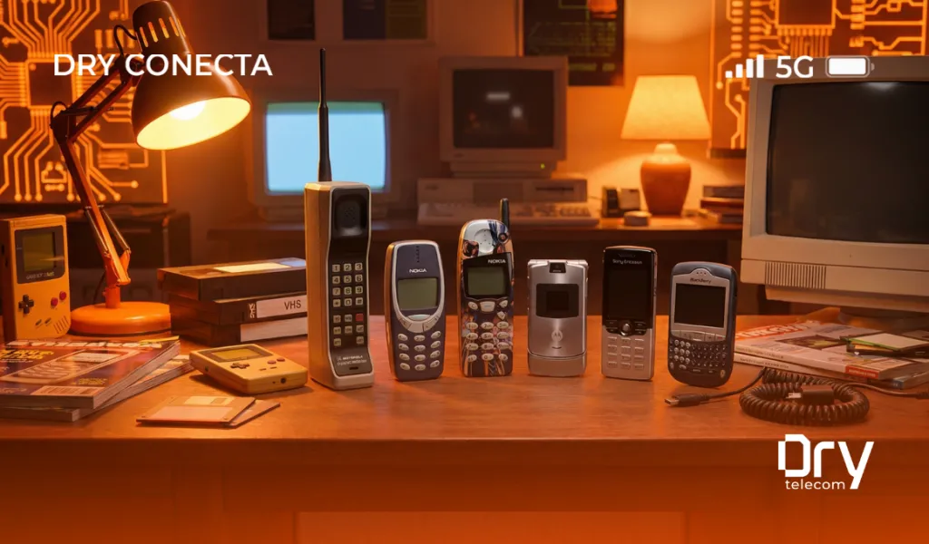 O Primeiro Celular: Uma Retrospectiva Nostálgica dos Aparelhos que Marcaram os Anos 90 e 2000