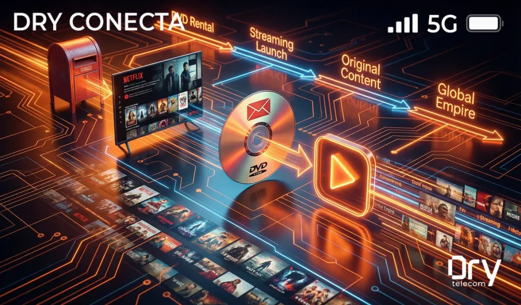 A História do Netflix: De Locadora de DVD ao Império do Streaming