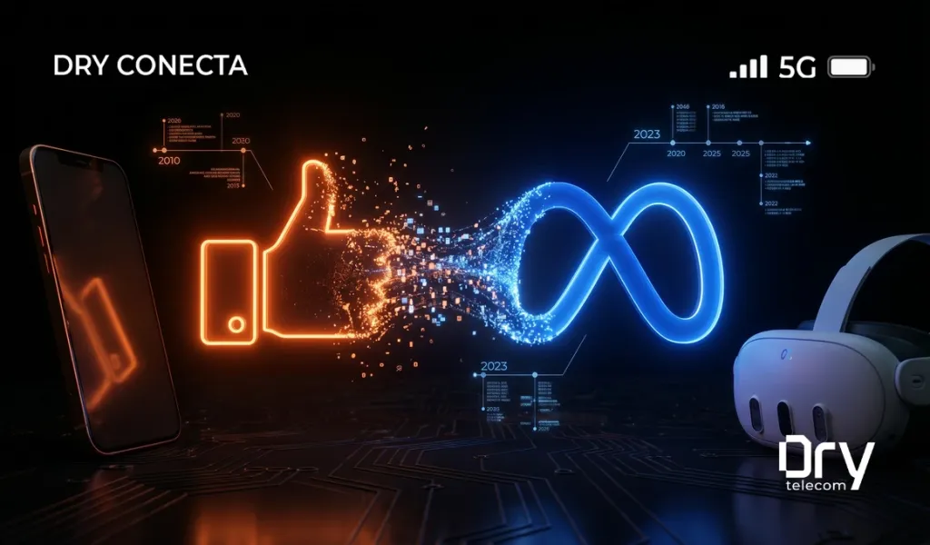 A Historia do Facebook/Meta: De Rede Social Universitaria ao Metaverso