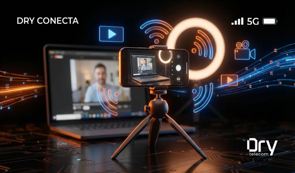 Como Usar o Celular como Webcam para Lives e Reunioes