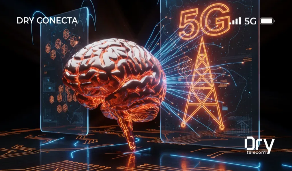 IA e 5G: O Futuro das Telecomunicações no Brasil em 2026 e Além!